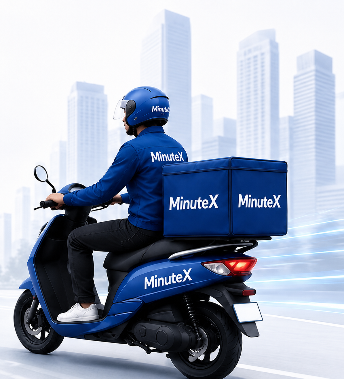 MinuteX Delivery Rider